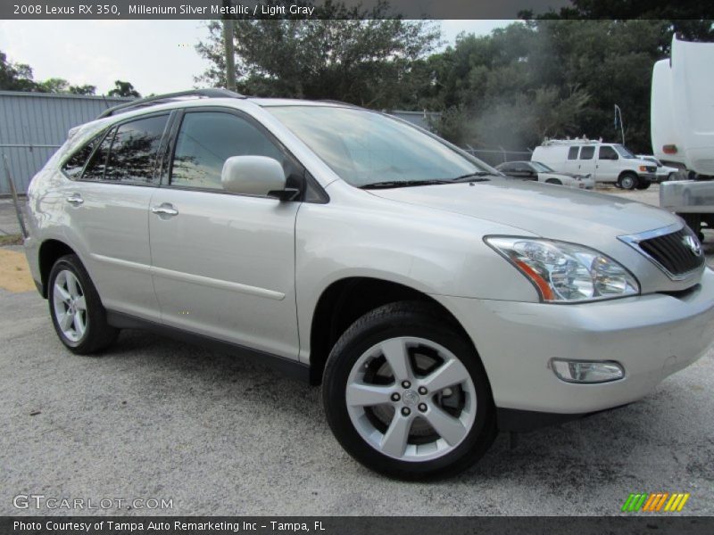 Millenium Silver Metallic / Light Gray 2008 Lexus RX 350