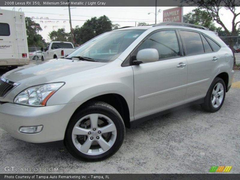 Millenium Silver Metallic / Light Gray 2008 Lexus RX 350