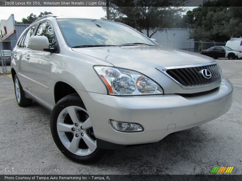 Millenium Silver Metallic / Light Gray 2008 Lexus RX 350