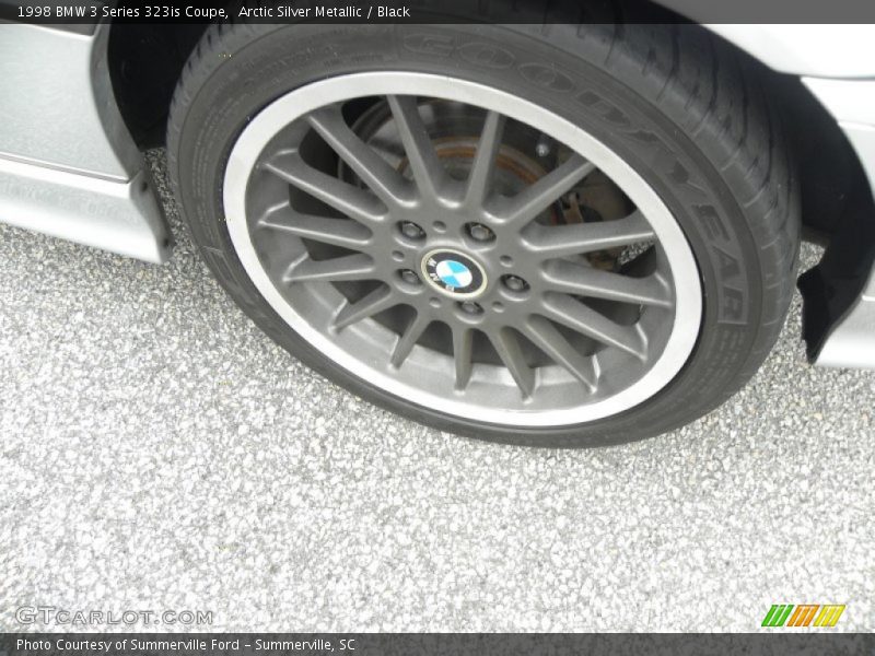 Arctic Silver Metallic / Black 1998 BMW 3 Series 323is Coupe