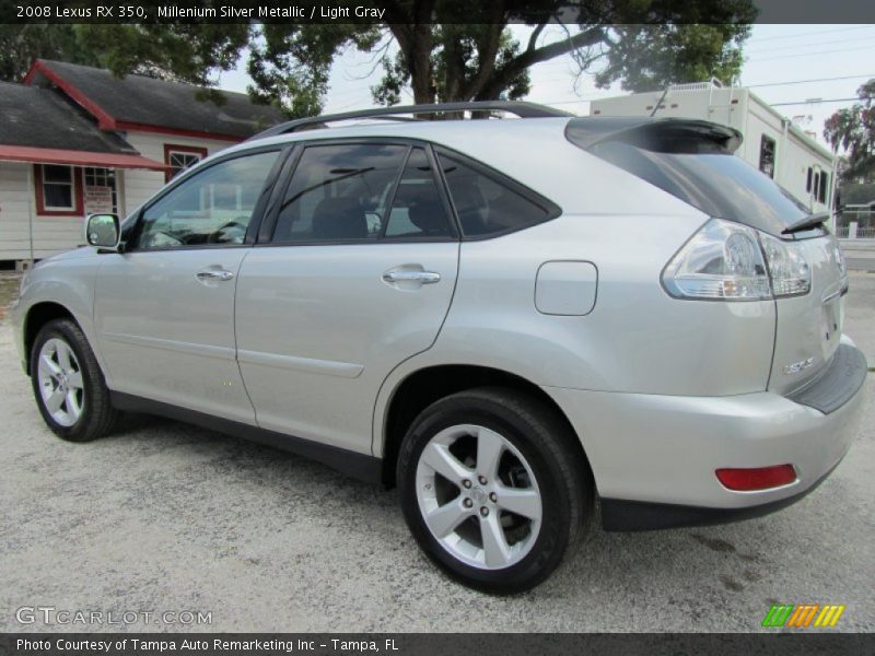 Millenium Silver Metallic / Light Gray 2008 Lexus RX 350