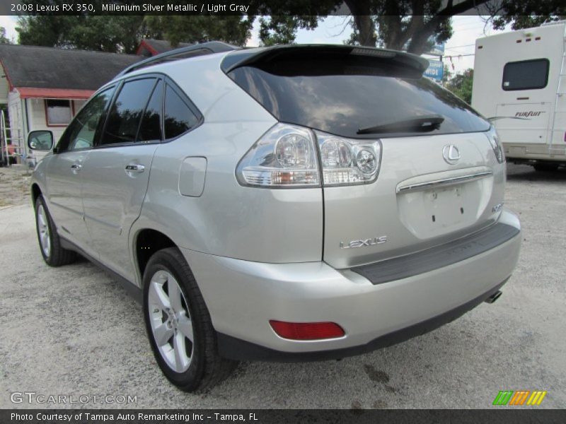 Millenium Silver Metallic / Light Gray 2008 Lexus RX 350
