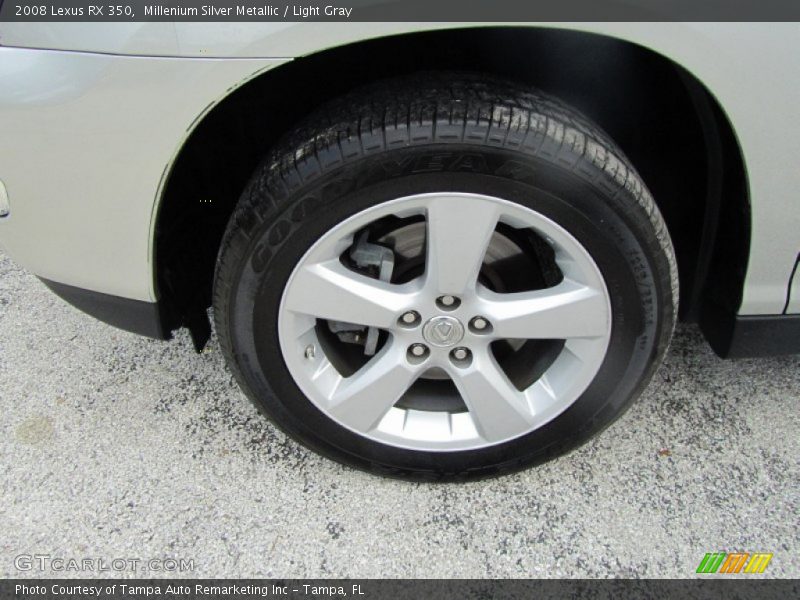 Millenium Silver Metallic / Light Gray 2008 Lexus RX 350