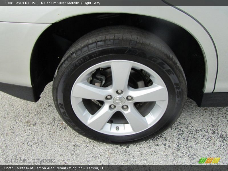 Millenium Silver Metallic / Light Gray 2008 Lexus RX 350