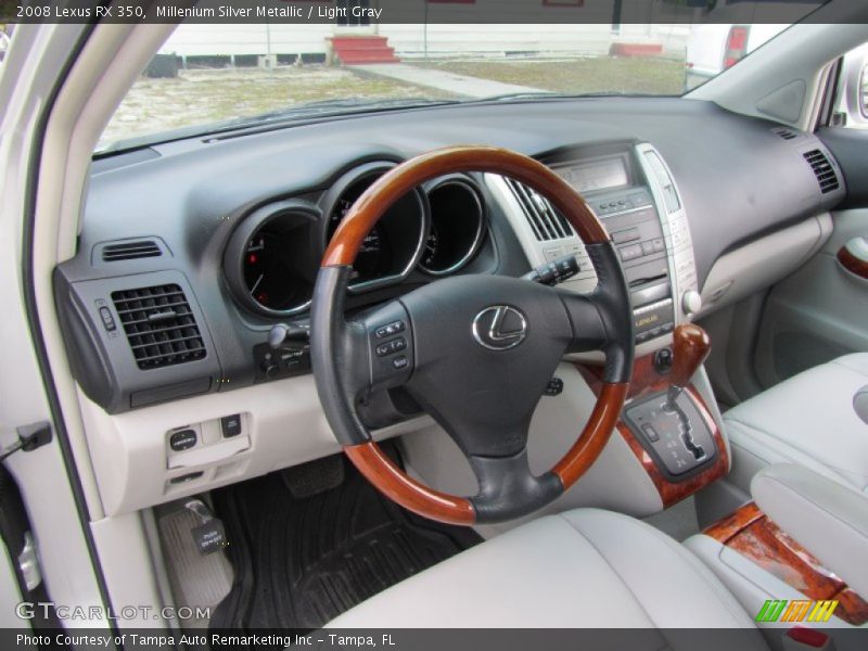 Millenium Silver Metallic / Light Gray 2008 Lexus RX 350