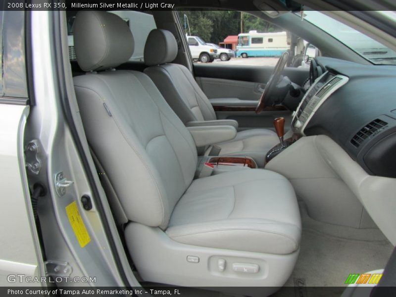 Millenium Silver Metallic / Light Gray 2008 Lexus RX 350