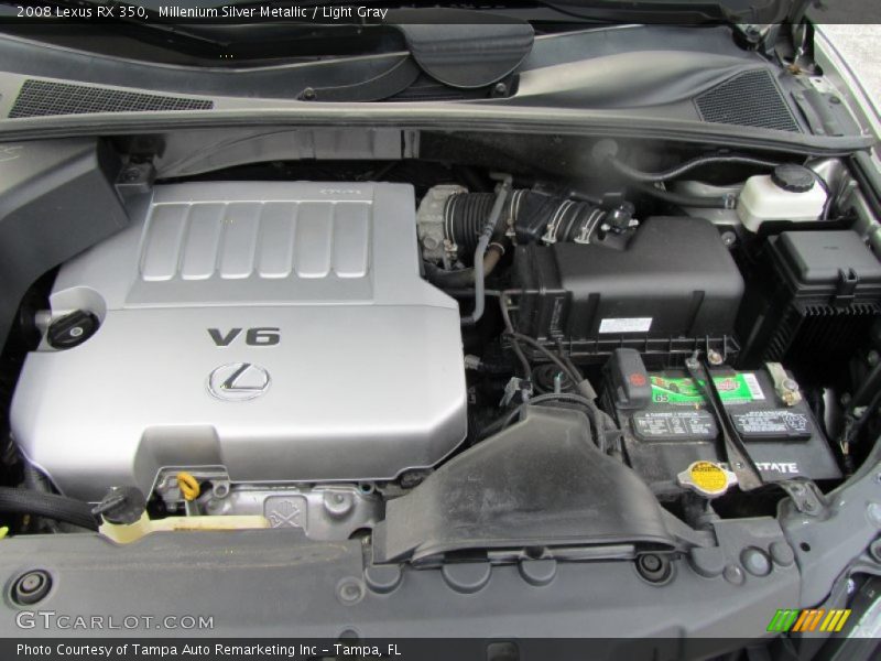 Millenium Silver Metallic / Light Gray 2008 Lexus RX 350
