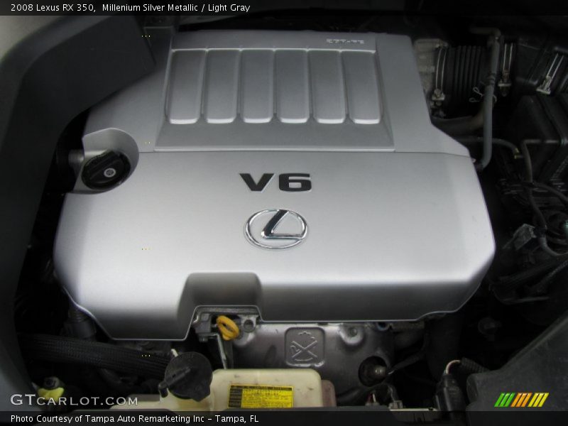Millenium Silver Metallic / Light Gray 2008 Lexus RX 350