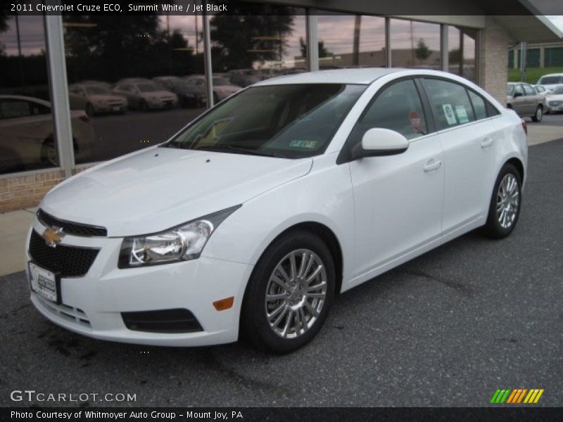 Summit White / Jet Black 2011 Chevrolet Cruze ECO