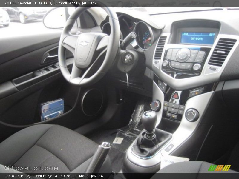 Summit White / Jet Black 2011 Chevrolet Cruze ECO