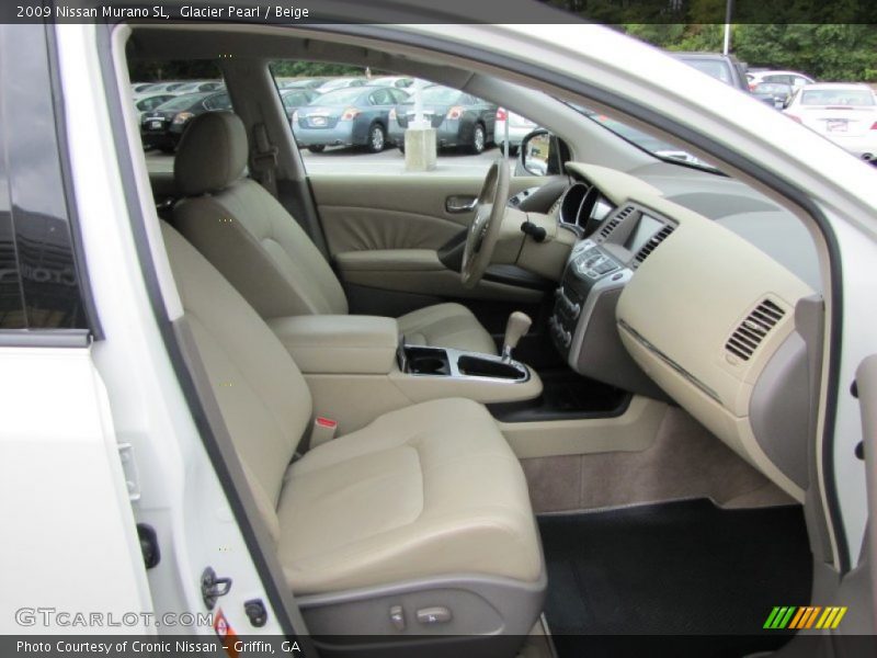 Glacier Pearl / Beige 2009 Nissan Murano SL