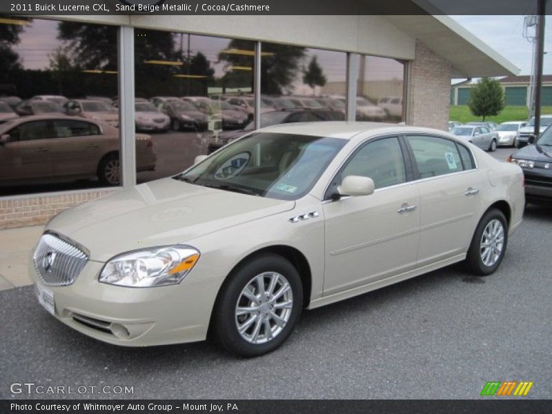 Sand Beige Metallic / Cocoa/Cashmere 2011 Buick Lucerne CXL