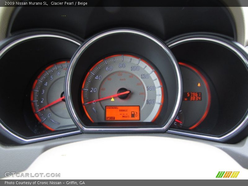 Glacier Pearl / Beige 2009 Nissan Murano SL