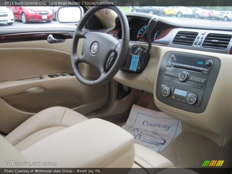 Sand Beige Metallic / Cocoa/Cashmere 2011 Buick Lucerne CXL