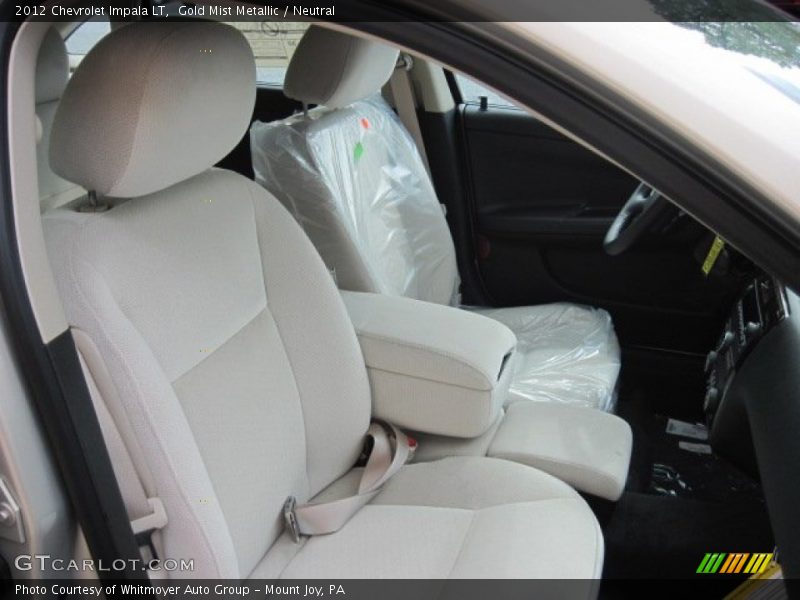 Gold Mist Metallic / Neutral 2012 Chevrolet Impala LT