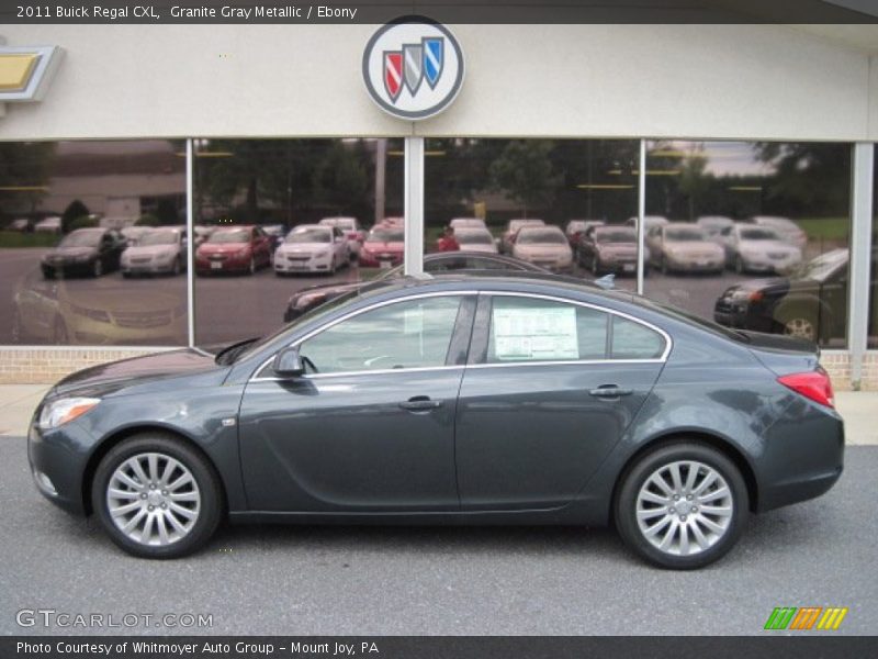 Granite Gray Metallic / Ebony 2011 Buick Regal CXL
