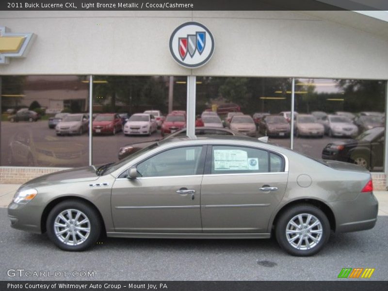 Light Bronze Metallic / Cocoa/Cashmere 2011 Buick Lucerne CXL