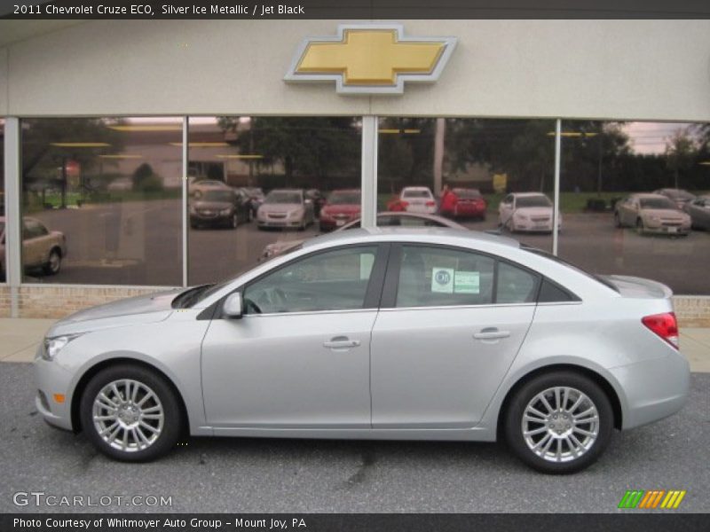 Silver Ice Metallic / Jet Black 2011 Chevrolet Cruze ECO