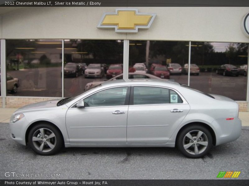Silver Ice Metallic / Ebony 2012 Chevrolet Malibu LT