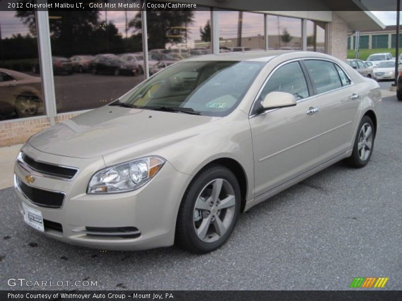 Gold Mist Metallic / Cocoa/Cashmere 2012 Chevrolet Malibu LT