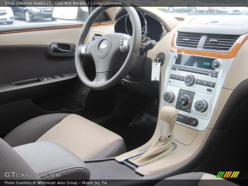 Gold Mist Metallic / Cocoa/Cashmere 2012 Chevrolet Malibu LT