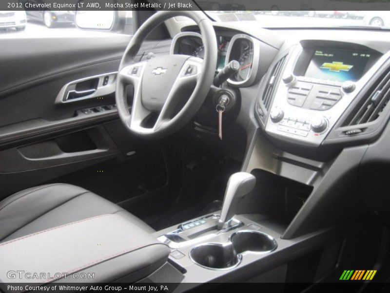 Mocha Steel Metallic / Jet Black 2012 Chevrolet Equinox LT AWD