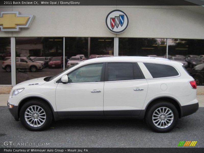 White Opal / Ebony/Ebony 2011 Buick Enclave CX
