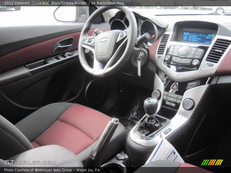 Dashboard of 2012 Cruze Eco