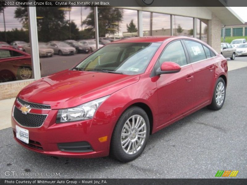 Crystal Red Metallic / Jet Black 2012 Chevrolet Cruze Eco