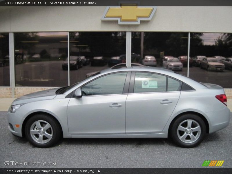 Silver Ice Metallic / Jet Black 2012 Chevrolet Cruze LT
