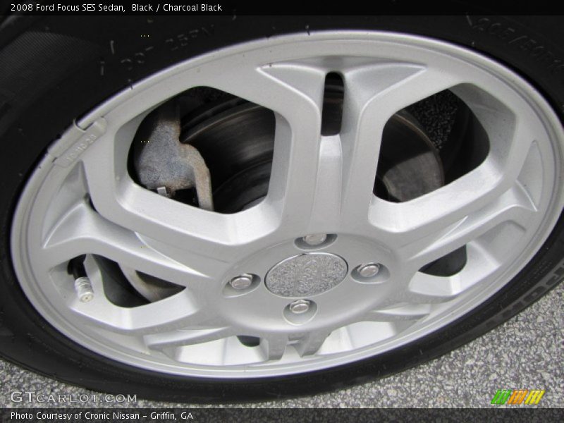Black / Charcoal Black 2008 Ford Focus SES Sedan
