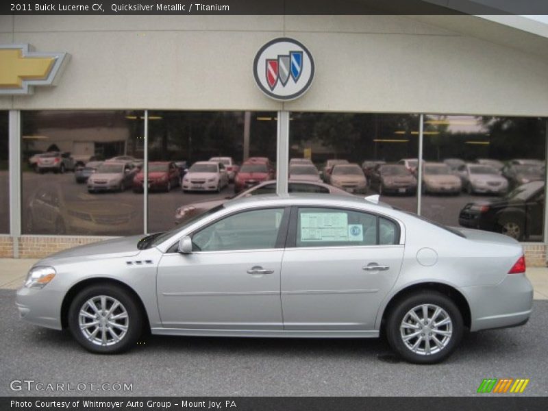 Quicksilver Metallic / Titanium 2011 Buick Lucerne CX