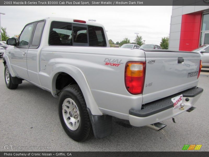 Silver Metallic / Medium Dark Flint 2003 Mazda B-Series Truck B3000 Cab Plus Dual Sport