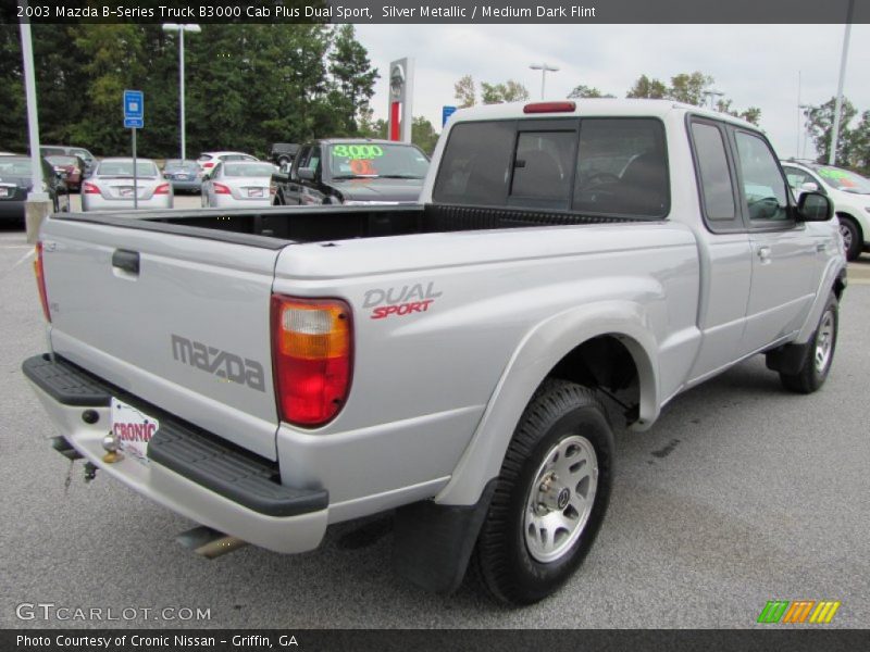 Silver Metallic / Medium Dark Flint 2003 Mazda B-Series Truck B3000 Cab Plus Dual Sport