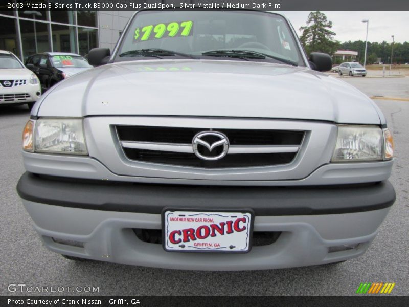 Silver Metallic / Medium Dark Flint 2003 Mazda B-Series Truck B3000 Cab Plus Dual Sport