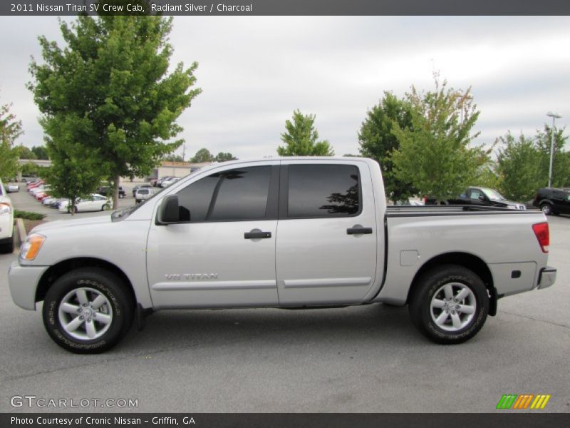 Radiant Silver / Charcoal 2011 Nissan Titan SV Crew Cab