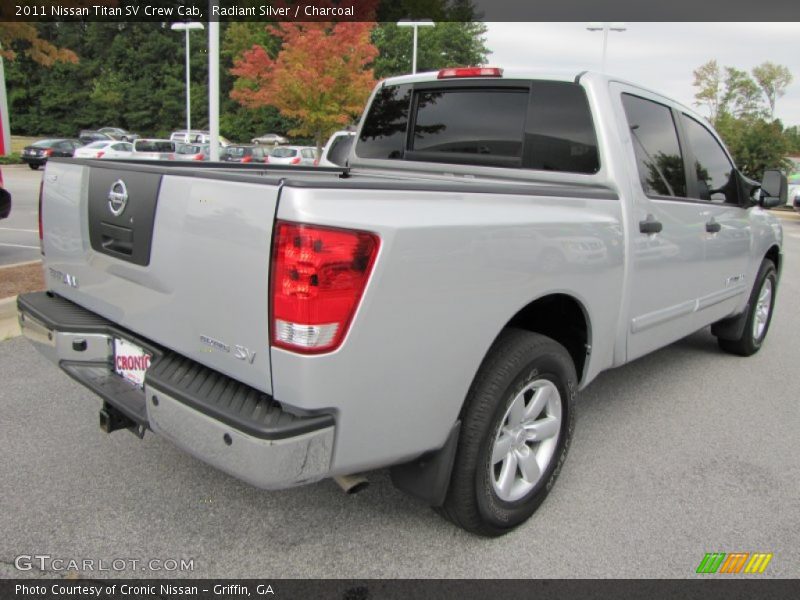 Radiant Silver / Charcoal 2011 Nissan Titan SV Crew Cab