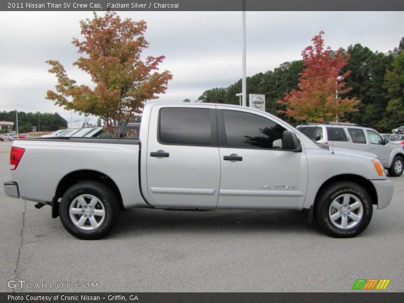 Radiant Silver / Charcoal 2011 Nissan Titan SV Crew Cab