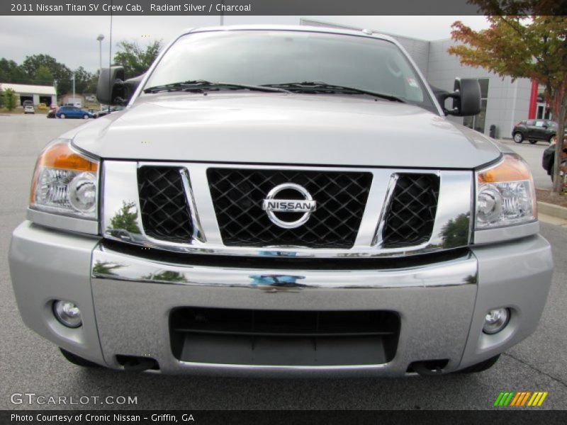 Radiant Silver / Charcoal 2011 Nissan Titan SV Crew Cab
