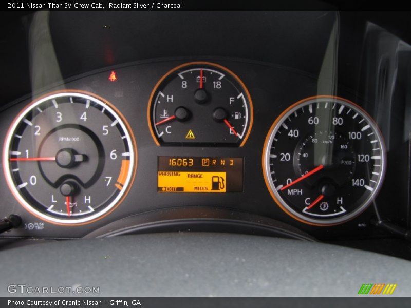 Radiant Silver / Charcoal 2011 Nissan Titan SV Crew Cab