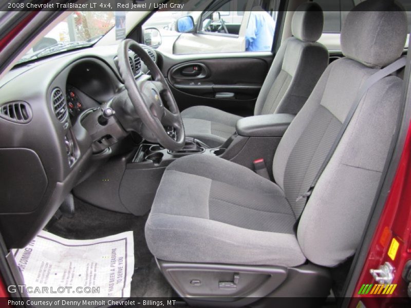 Red Jewel / Light Gray 2008 Chevrolet TrailBlazer LT 4x4