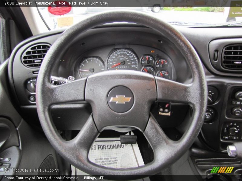 Red Jewel / Light Gray 2008 Chevrolet TrailBlazer LT 4x4
