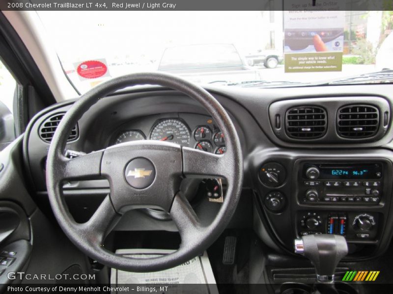 Red Jewel / Light Gray 2008 Chevrolet TrailBlazer LT 4x4