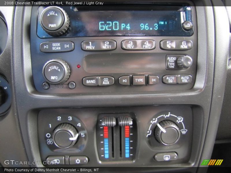 Red Jewel / Light Gray 2008 Chevrolet TrailBlazer LT 4x4