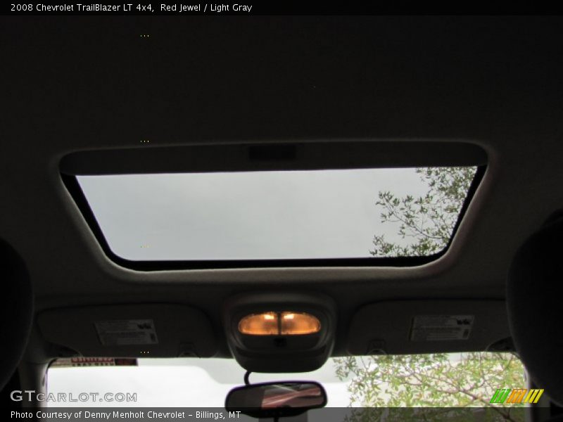 Red Jewel / Light Gray 2008 Chevrolet TrailBlazer LT 4x4