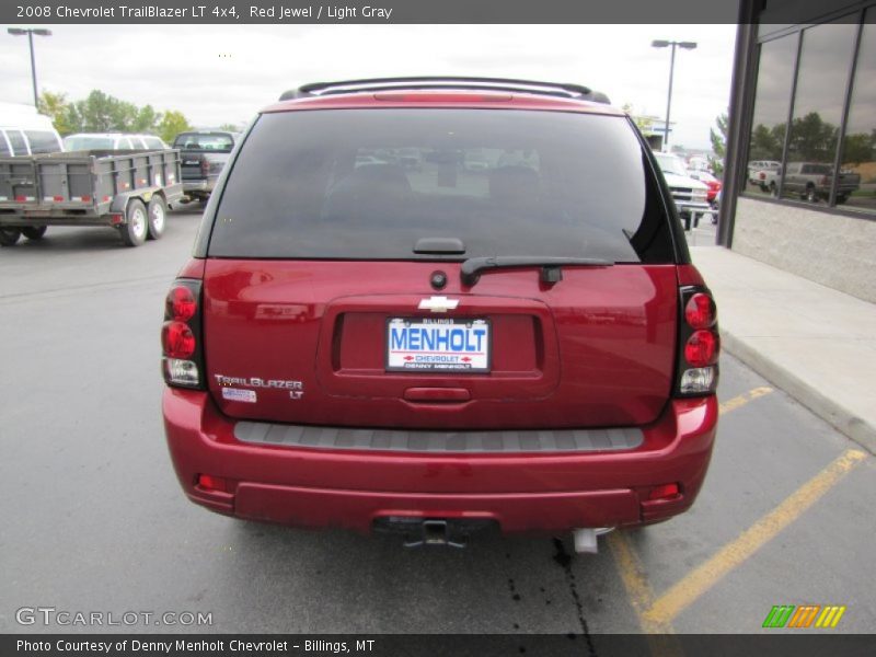 Red Jewel / Light Gray 2008 Chevrolet TrailBlazer LT 4x4