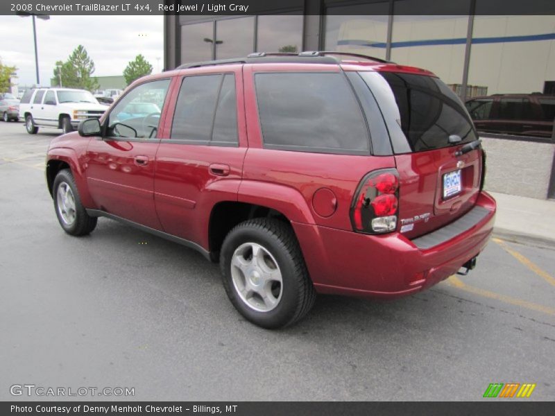Red Jewel / Light Gray 2008 Chevrolet TrailBlazer LT 4x4