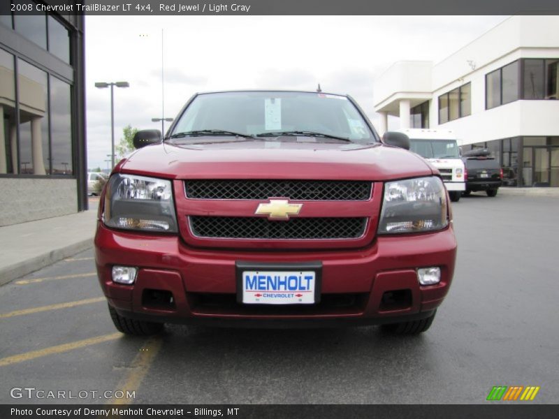 Red Jewel / Light Gray 2008 Chevrolet TrailBlazer LT 4x4