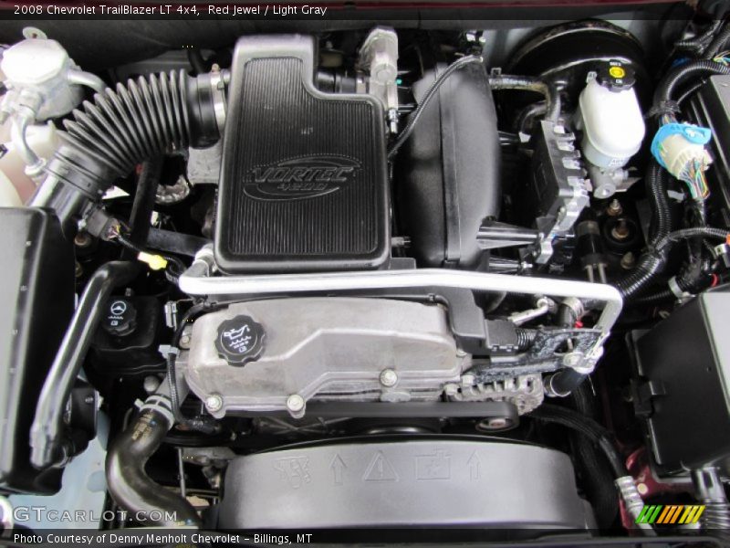 Red Jewel / Light Gray 2008 Chevrolet TrailBlazer LT 4x4