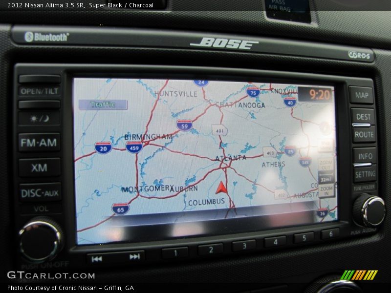 Super Black / Charcoal 2012 Nissan Altima 3.5 SR